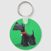 Scottish Terrier Sleutelhanger (Voorkant)
