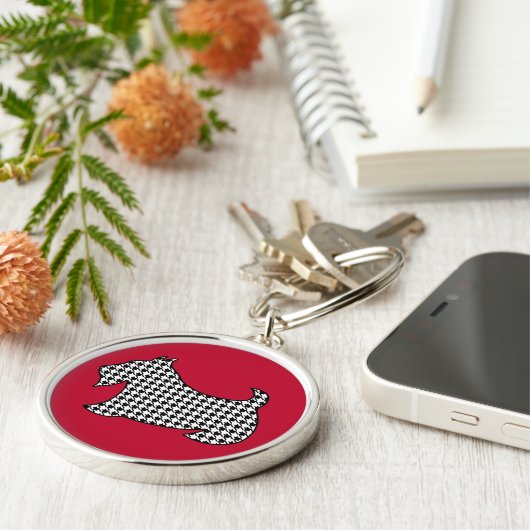 Scottish Terrier Sleutelhanger (Zijkant)