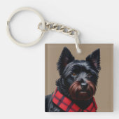 Scottish Terrier Sleutelhanger (Voorkant)