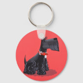 Scottish Terrier Sleutelhanger (Voorkant)