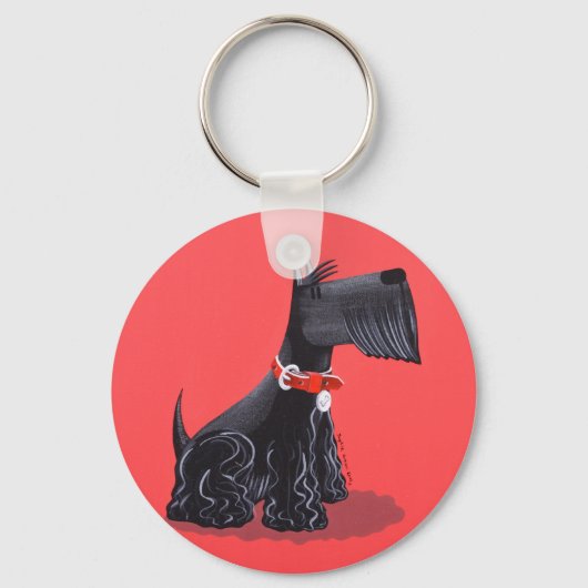 Scottish Terrier Sleutelhanger (Voorkant)