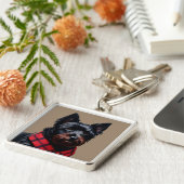 Scottish Terrier Sleutelhanger (Zijkant)