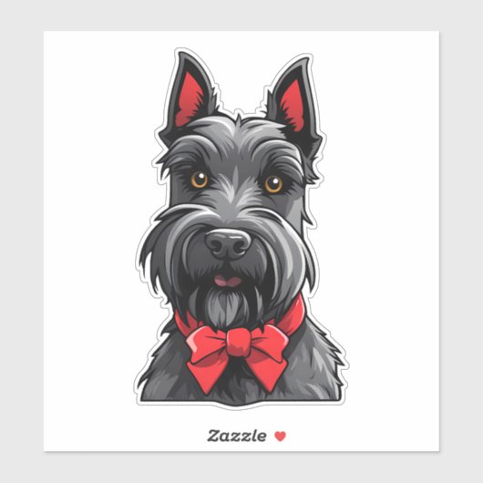 Scottish Terrier Sticker (Vel)