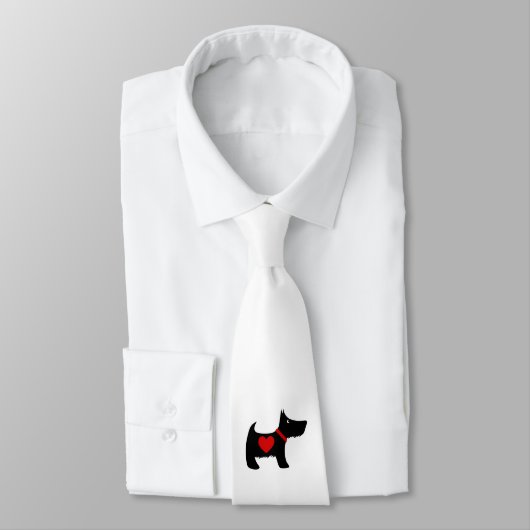 Scottish Terrier Stropdas (Gebonden)