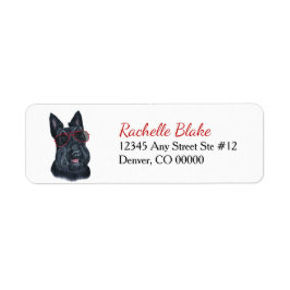 Scottish Terrier Sunbric Return-adres Etiket