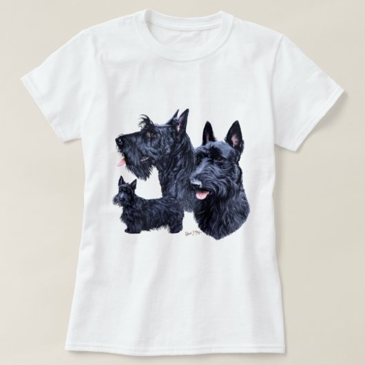 Scottish Terrier T-shirt (Design voorkant)