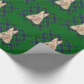 Scottish Terrier Tartan Cadeaupapier (Hoek)