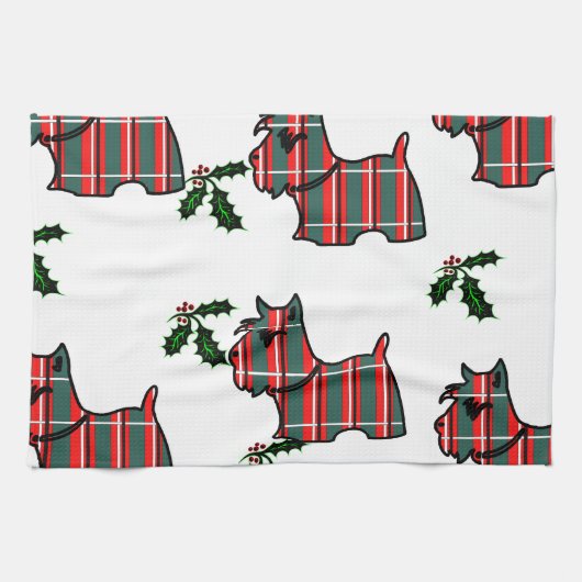 SCOTTISH TERRIER THEEDOEK (Horizontaal)
