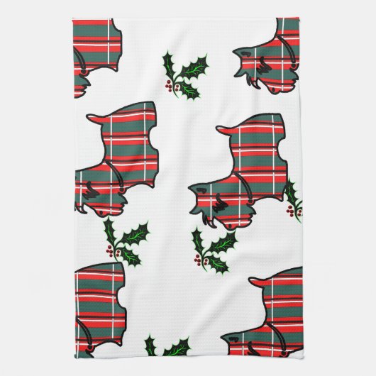 SCOTTISH TERRIER THEEDOEK (Verticaal)