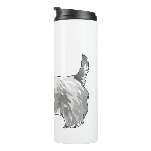 Scottish Terrier Thermosbeker (Geroteerd rechts)