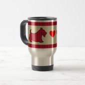 Scottish Terrier Travel Coffee Mug Reisbeker (Voorkant links)