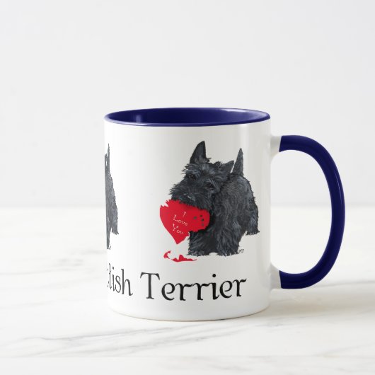 Scottish Terrier Valentijn Mok (Rechts)