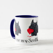 Scottish Terrier Valentijn Mok (Voorkant links)