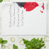 Scottish Terrier Valentijn Theedoek (Gevouwen)