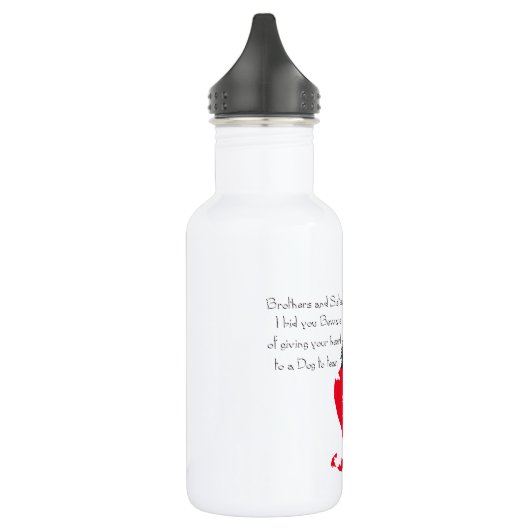 Scottish Terrier Valentijn Waterfles (Links)