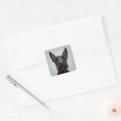 Scottish Terrier Vierkante Sticker (Envelop)