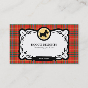 Scottish Terrier Visitekaartje of Pet Packaging