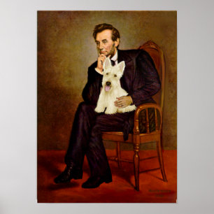 Scottish Terrier (W5) - Lincoln Poster