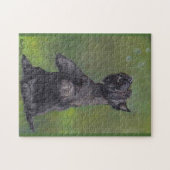 Scottish Terrier wil bruuskebaars Dog Art Puzzle Legpuzzel (Horizontaal)