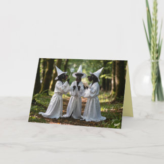 Scottish Terrier Witch Halloween Card Feestdagen Kaart