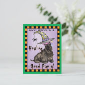Scottish Terrier Witch Kaart (Staand voorkant)