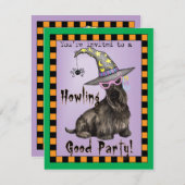 Scottish Terrier Witch Kaart (Voorkant / Achterkant)