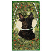 Scottish Terrier Wreath Klein Cadeauzakje (Achterkant)