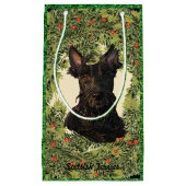 Scottish Terrier Wreath Klein Cadeauzakje (Voorkant)
