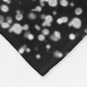 Scottish Terrier, zwart/piepend, hart, sneeuw, zil Fleece Deken (Hoek)