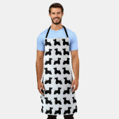 Scottish Terriers Allover Print Schort (Gedragen)