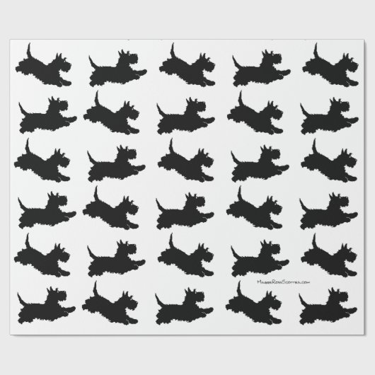Scottish Terriers Cadeaupapier (Vlak)