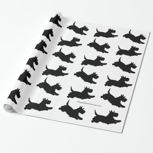 Scottish Terriers Cadeaupapier (Uitgerold)