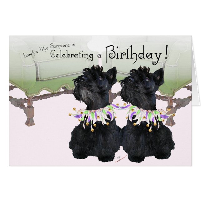 Scottish Terriers Party Animal (Voorkant Horizontaal)