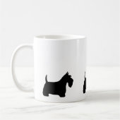 Scottish Terriers Scottie Dog Silhouettes Koffiemok (Links)