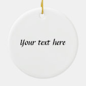 Scottish Thistle and Crown Red & Gold Celtic Knot Keramisch Ornament (Achterkant)