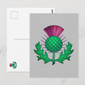 Scottish Thistle Briefkaart (Voorkant / Achterkant)