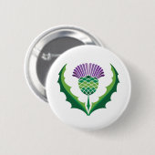 Scottish Thistle Button (Voorkant /achterkant)