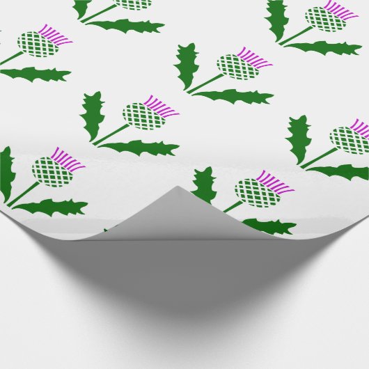 Scottish Thistle Cadeaupapier (Hoek)