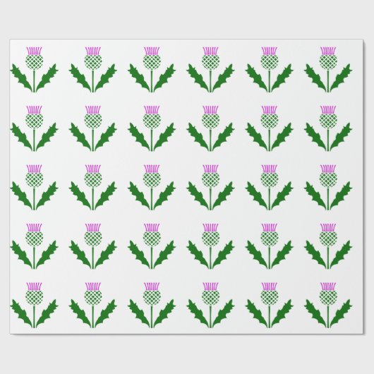Scottish Thistle Cadeaupapier (Vlak)