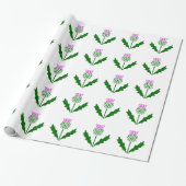 Scottish Thistle Cadeaupapier (Uitgerold)