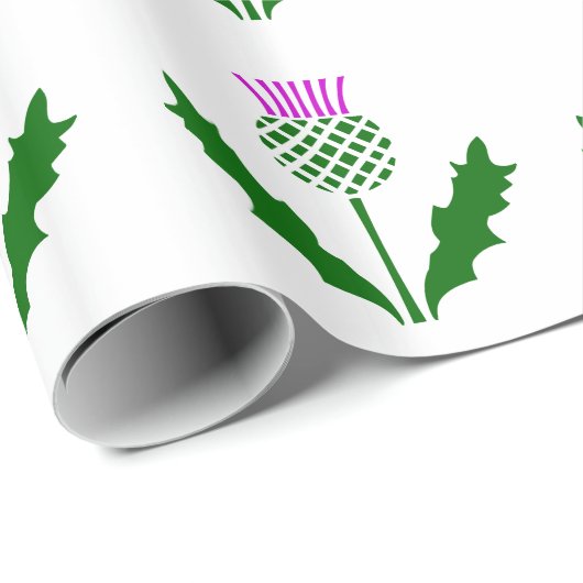 Scottish Thistle Cadeaupapier (Rol Hoek)
