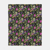 Scottish Thistle Cottcore Pattern Fleece Deken (Voorkant)
