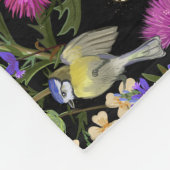 Scottish Thistle Cottcore Pattern Fleece Deken (Hoek)