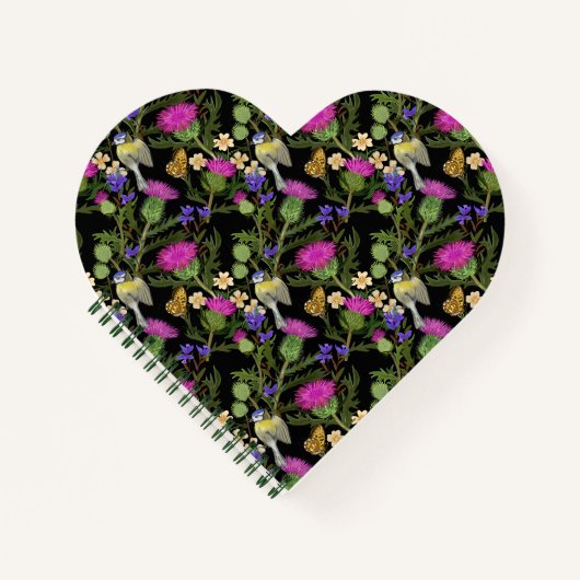 Scottish Thistle Cottcore Pattern Notitieboek (Voorkant)