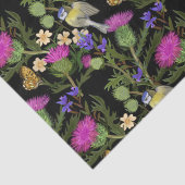 Scottish Thistle Cottcore Pattern Tissuepapier (Detail)