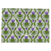 Scottish Thistle Damask Groot Cadeauzakje (Achterkant)