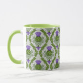 Scottish Thistle Damask Mok (Links)