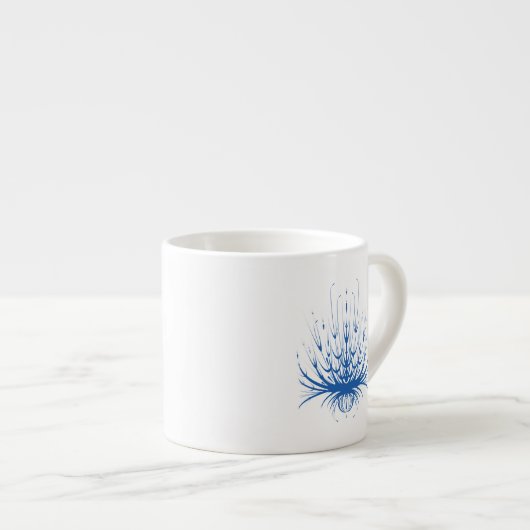 Scottish Thistle Espresso Cup Kop (Voorkant rechts)