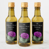  Scottish Thistle Family Gathering Wijn Etiket (Flessen)