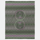 Scottish Thistle Fleece Deken (Voorkant)